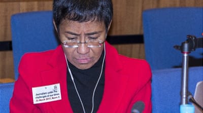 Maria Ressa, editor-in-chief and chief executive of Rappler, says the abundance of fake news 