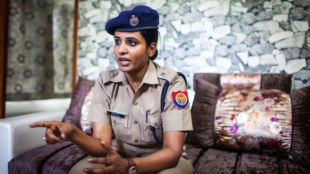 Superintendent of Police Sujata Singh says she aims to help all foreign students to feel safe and welcome in India [Matthew Parker/Al Jazeera]