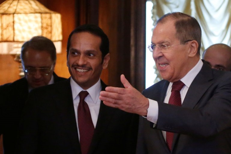 Qatar Russia foreign ministers