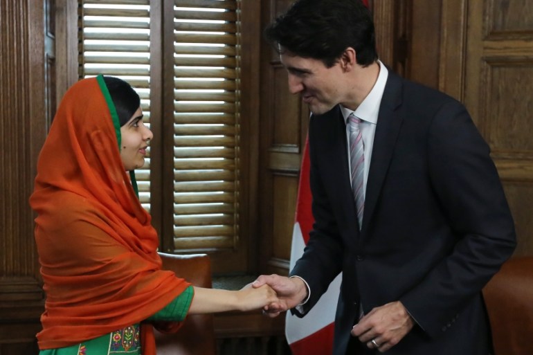 Malala Yousafzai made an honorary Canadian citizen