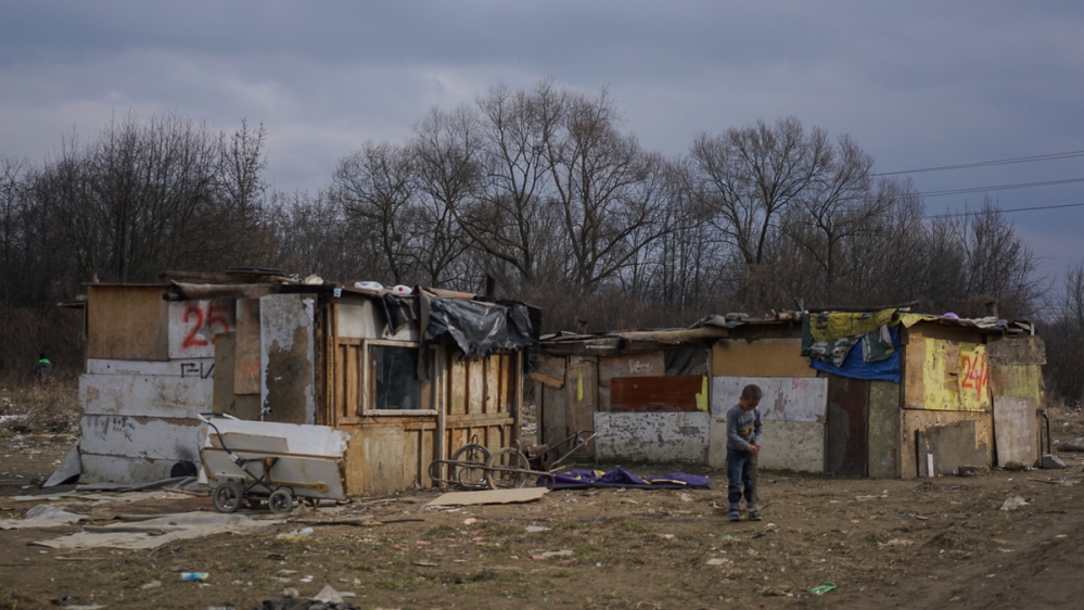When residents of one building in Lunik IX were evicted because the premises were deemed too dangerous to live in, those who were in rent arrears were not rehoused. They have spent the past three years living in shacks on an adjacent field [Sorin Furcoi/Al Jazeera]