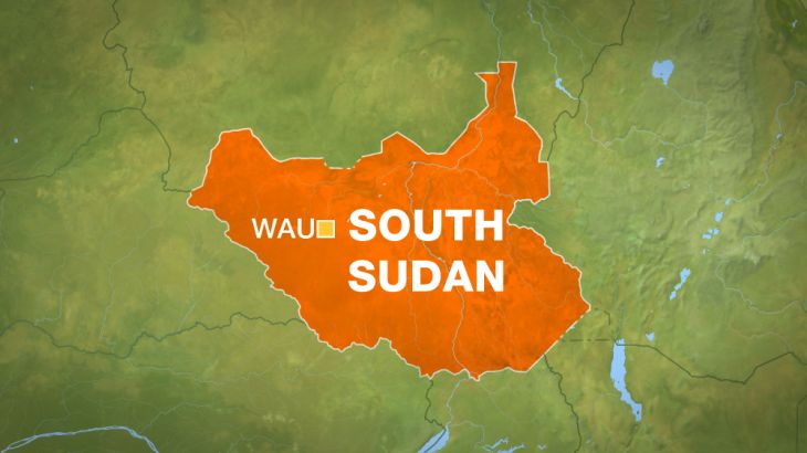 Wau map South Sudan