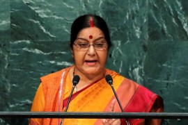 India''s Minister of External Affairs Sushma Swaraj