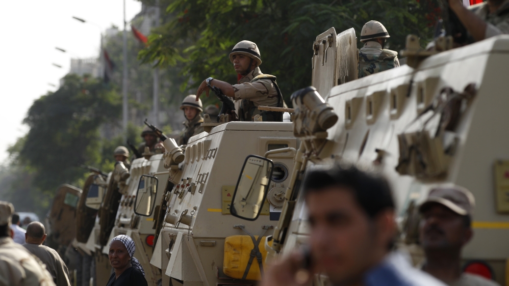 A law passed in 2013 effectively banned anti-government protests [Mohamed Abd El Ghany/Reuters]