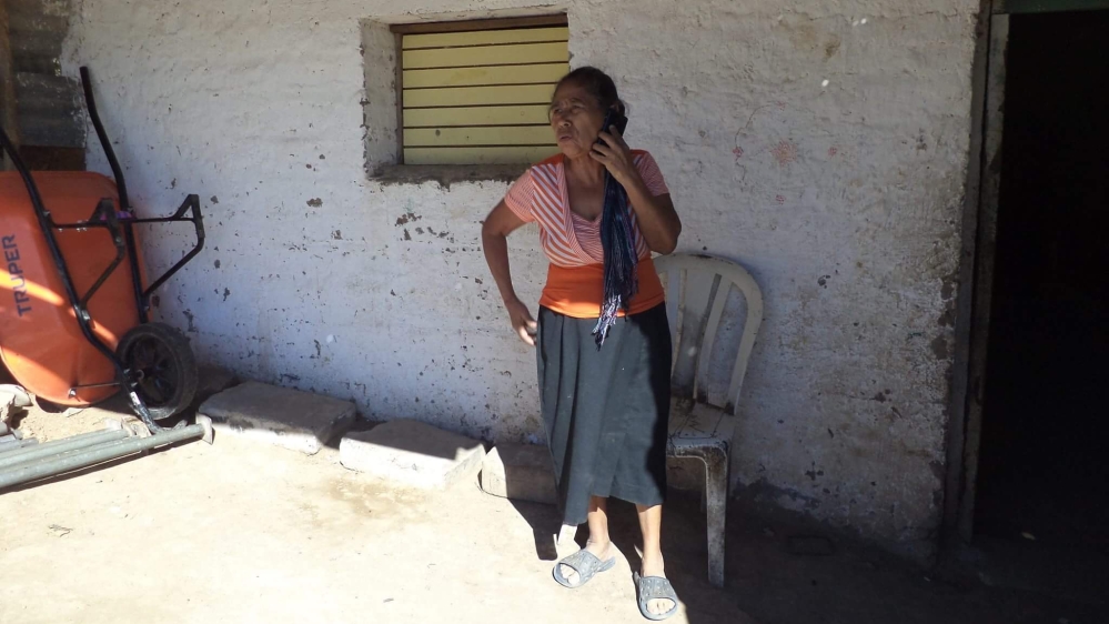 Blanca Lidia Martinez is the grandmother of two girls who died in the fire [Ruben Dario Godoy/Al Jazeera]