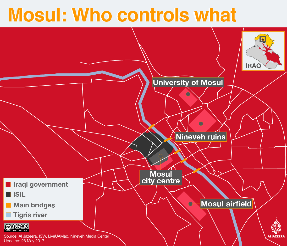 mosul who controls what map infographic