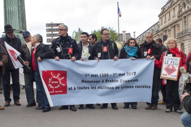 Brahim Bourram Protest
