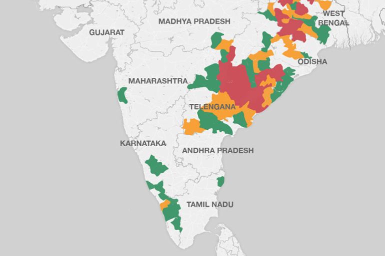 India maoist conflict map outside image