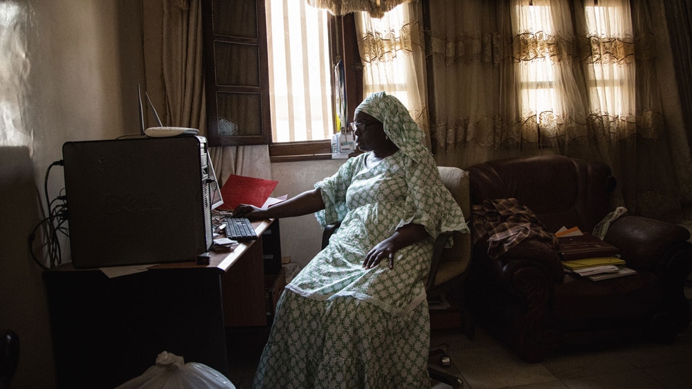 The Collective of Women against Illegal Migration was formed by Yayi Bayam Diouf in 2006 [Max Hirzel/Al Jazeera]