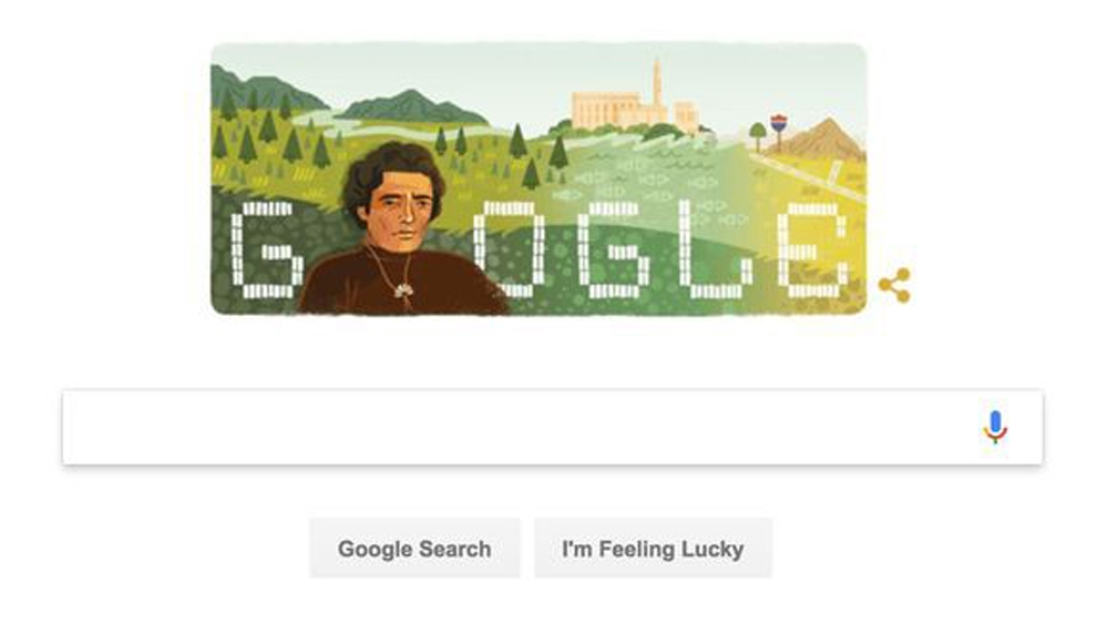 A Google doodle honours Richard Oakes on what would have been his 75th birthday [Google]
