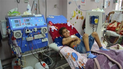 Yahia sometimes undergoes dialysis sessions for three hours instead of four, which affects his health [Mersiha Gadzo/Al Jazeera]