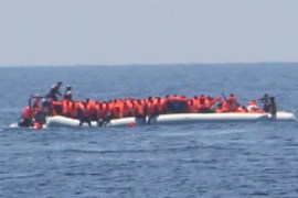 migrants fired at by libyan coastguard