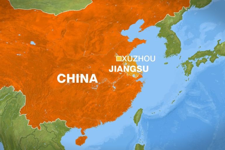 China Xuzou map