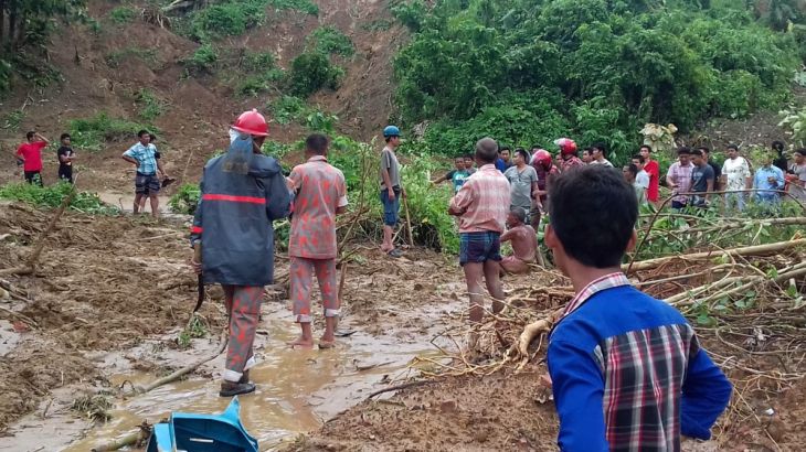Bangladesh mudslide Rangamati