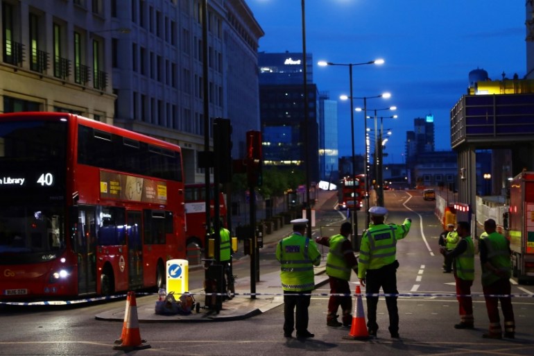 London Bridge area after attack