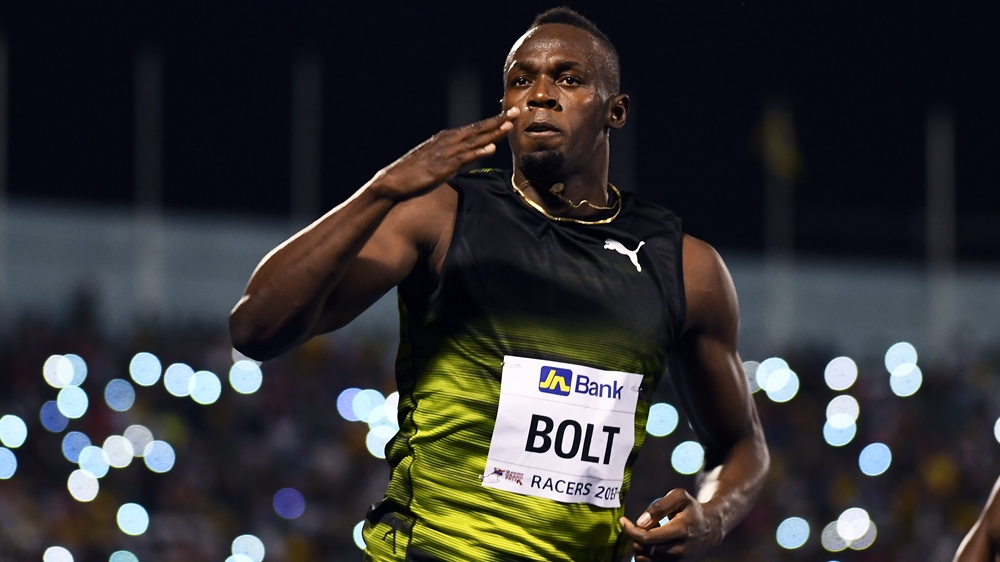 Bolt has won eight Olympic gold medals and 13 world championships [Jewel Samad/AFP]