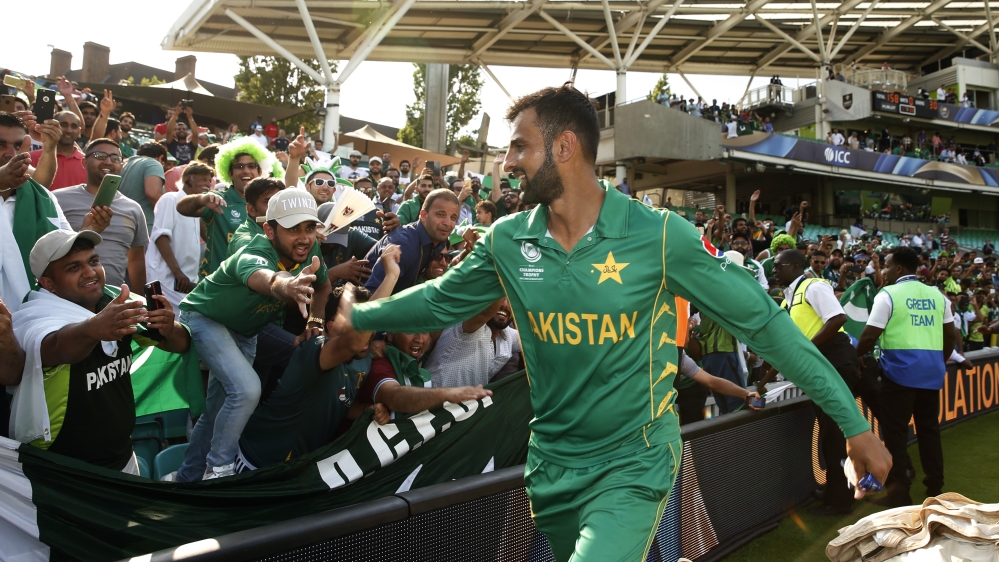 Pakistan's win over India in the final was the first over their neighbours since 2014 [Andrew Boyers/Reuters]