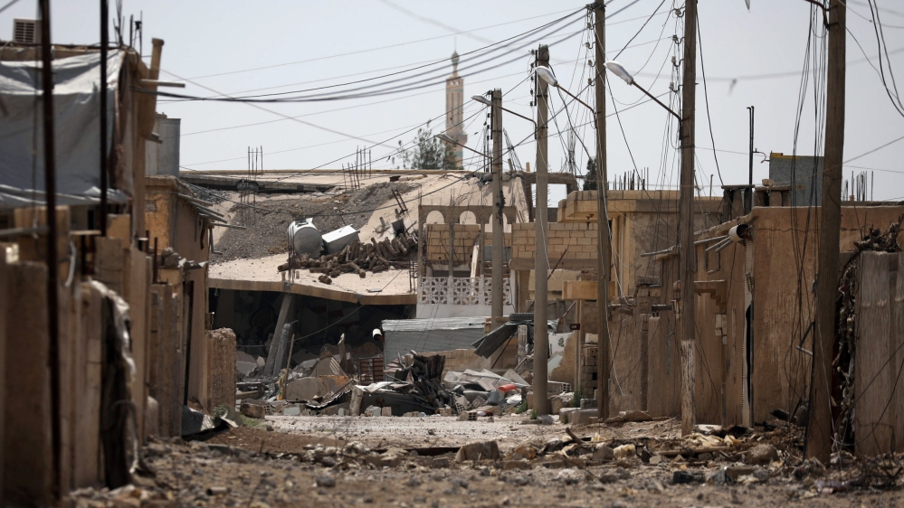 Conditions in Raqqa are deteriorating, as thousands are living with little-to-no access to electricity, medical supplies or food [File: Reuters]