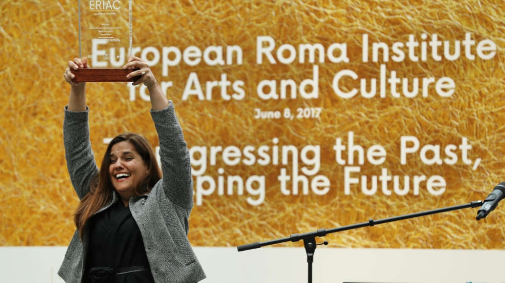 Hungary's first Roma art historian Timea Junghaus has been picked to lead ERIAC [Sean Gallup/Getty Images] 