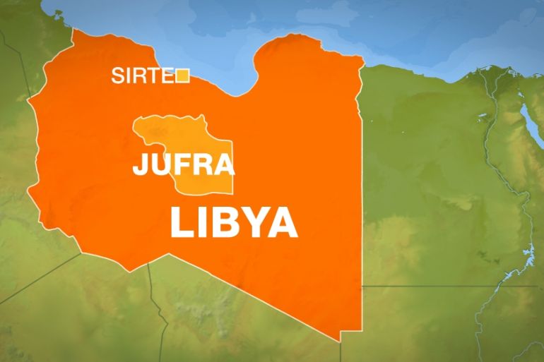 Libya Sirte Jufra Map