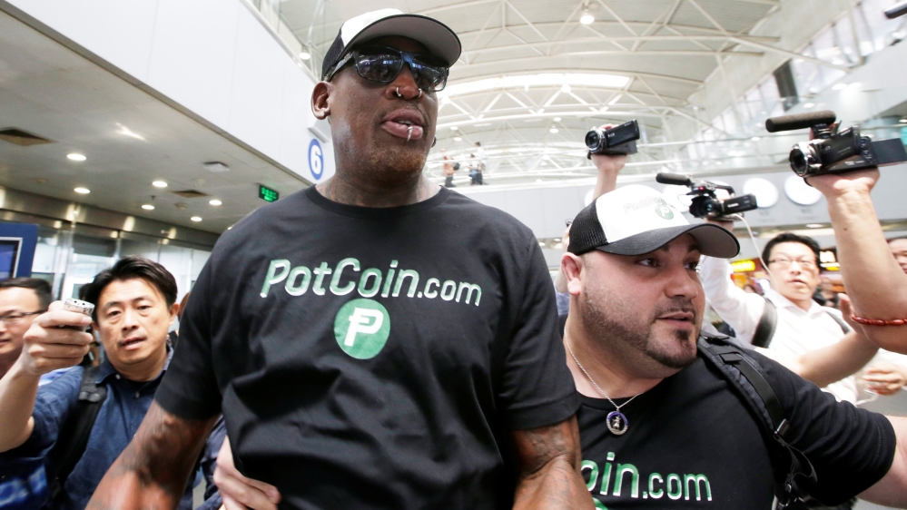Rodman is going as 'private citizen', according to a senior Trump administration official [Reuters]