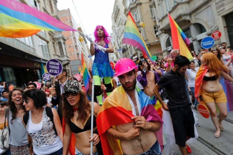 LGBT gay Istanbul pride parade 2014