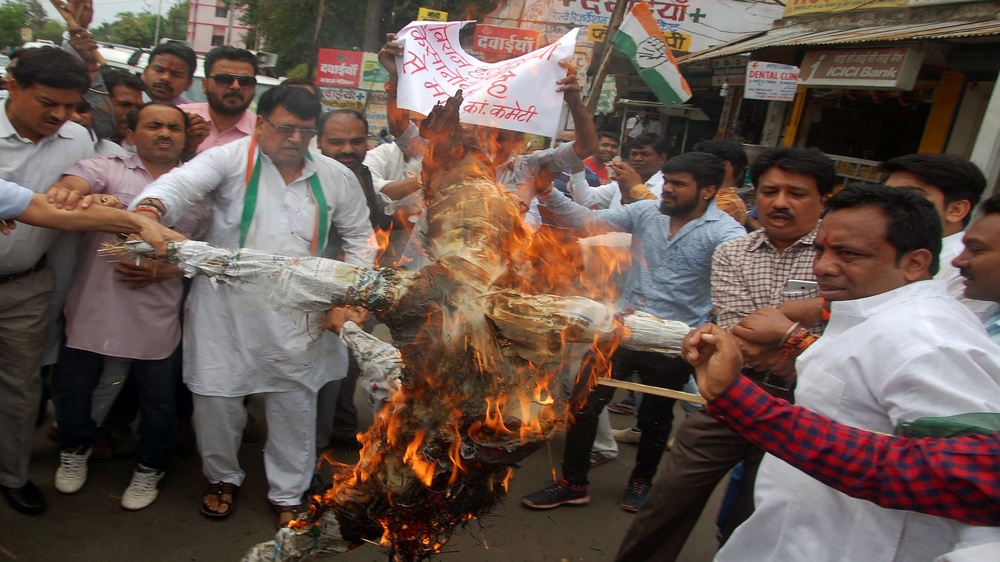 Demonstrations turned violent in Madhya Pradesh where six farmers were killed in police firing [Raj Patidar/Reuters]