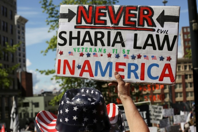 Anti-Sharia Protest, US