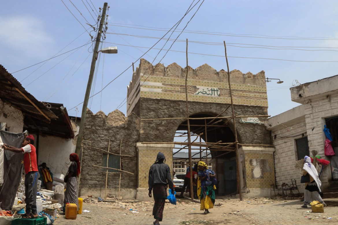 The walled city of Harar in eastern Ethiopia.