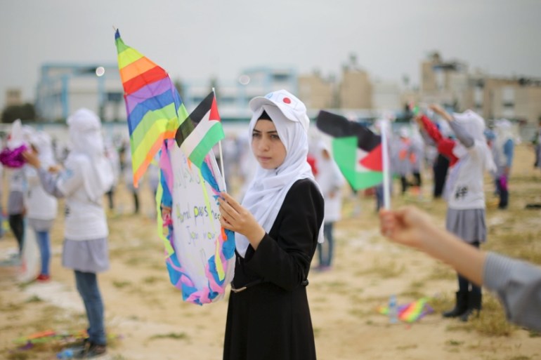 UNRWA, GAZA, KHAN YOUNIS, GIRLS