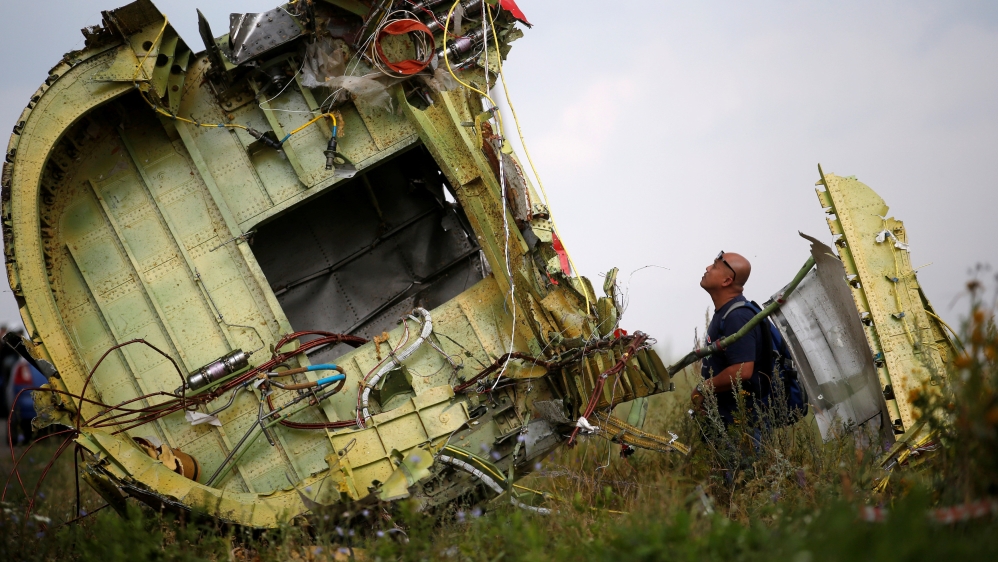 The Boeing 777 aircraft was travelling from Amsterdam to Kuala Lumpur when it was shot down by a missile [Reuters]