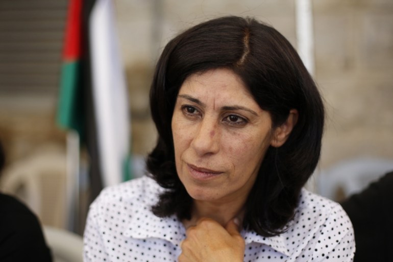 Palestinian MP from Ramallah Khalida Jarrar