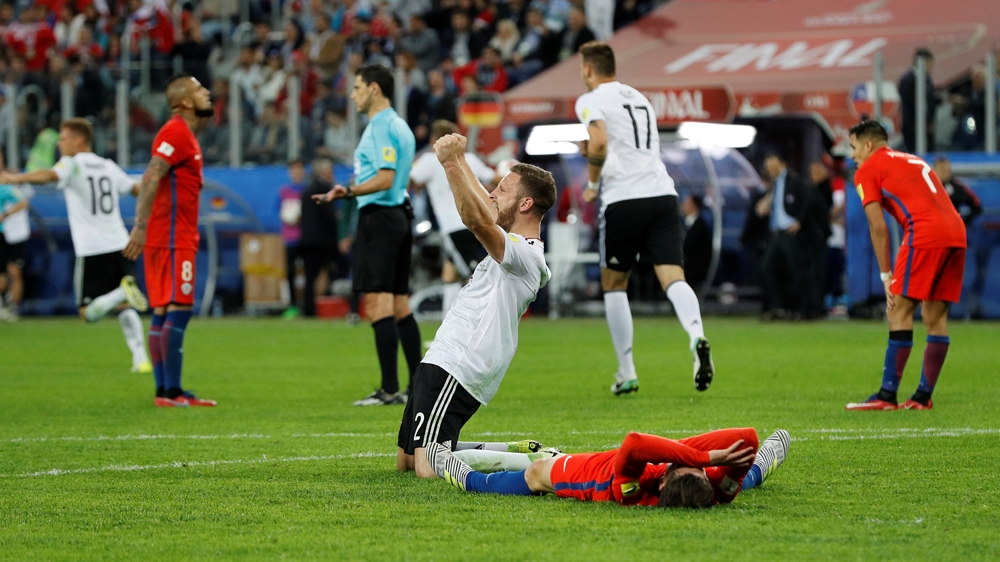 Germany should beware - no team has ever won the World Cup after lifting the Confederations Cup the year before [Darren Staples/Reuters]