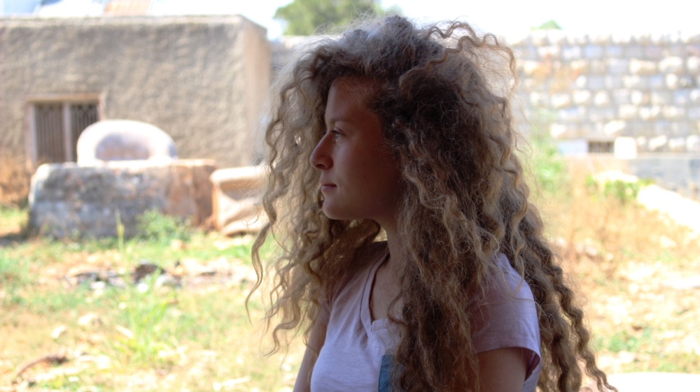 Ahed says she has received threats from Israelis because of her participation in the protest movement [Jaclynn Ashly/Al Jazeera]