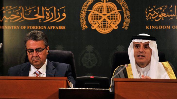 Saudi''s Jubeir and German FM Sigmar Gabriel press conference