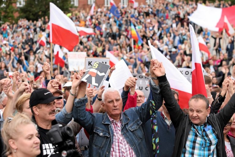 Poland protest