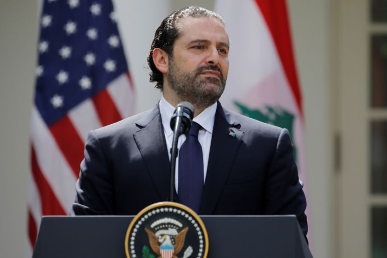 Lebanese Prime Minister Saad al-Hariri in Washington