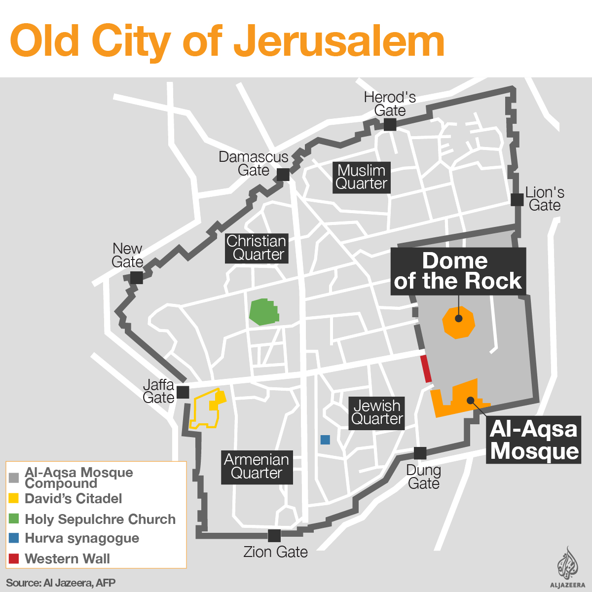 al aqsa temple mount east jerusalem old city map compound infographic