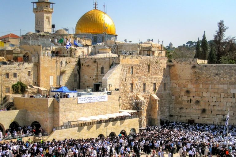 Jerusalem Western Wall and al-Aqsa Mosque