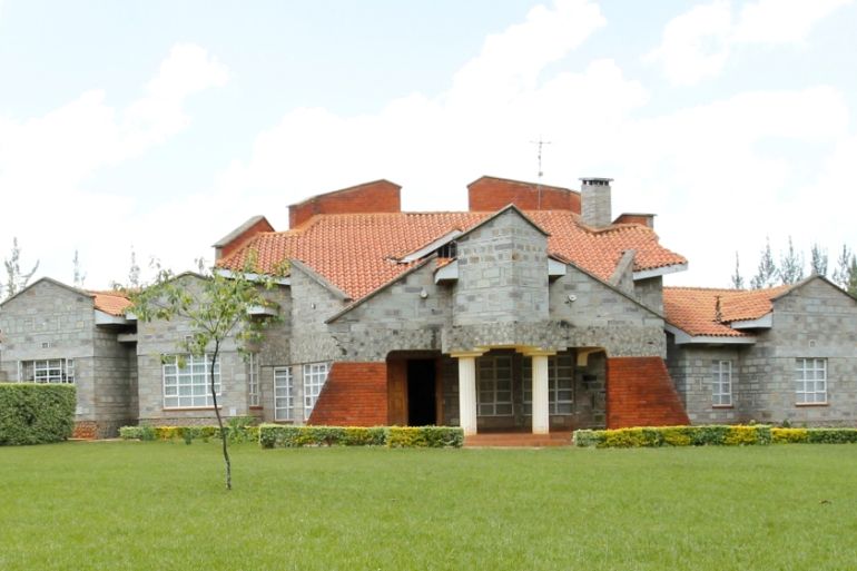 A view shows the home of Kenya''s Deputy President William Ruto in Sugoi village near Eldoret