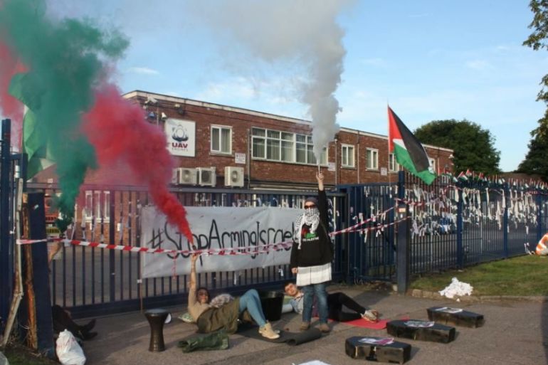 Shenstone Palestinian protest