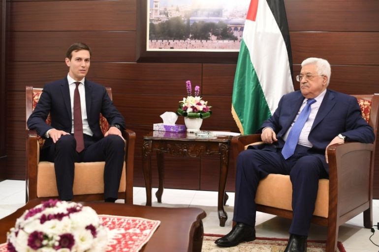 White House Advisor Jared Kushner Meets with Palestinian President Mahmoud Abbas