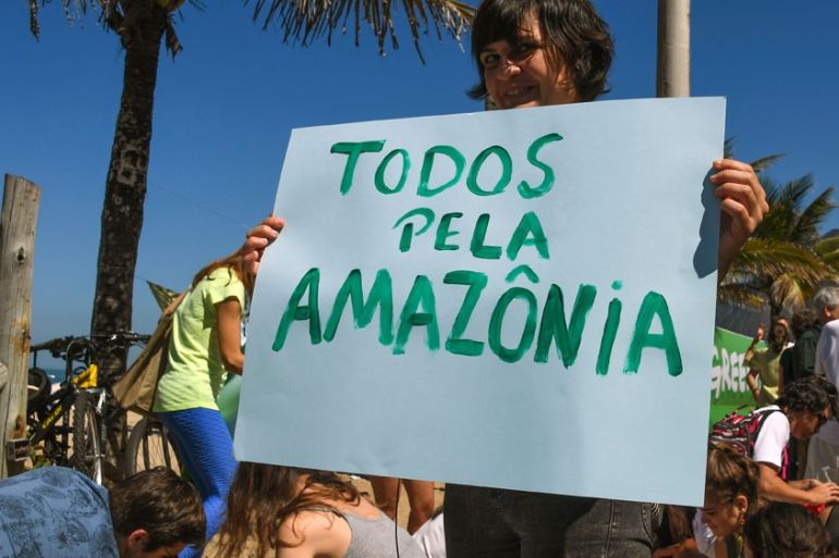 Brazil Amazon protest