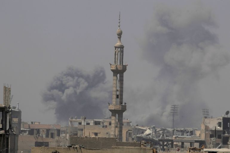 Air strike on Raqqa