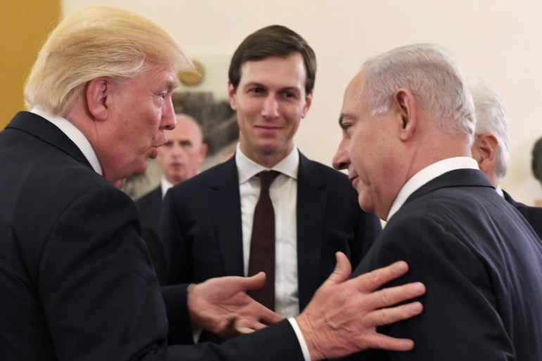 Kushner/netanyahu and trump AP