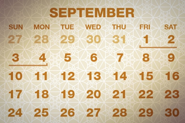 Eid al-adha sept1 calendar 2017