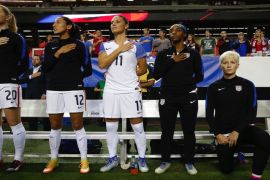 AP US soccer national anthem protest