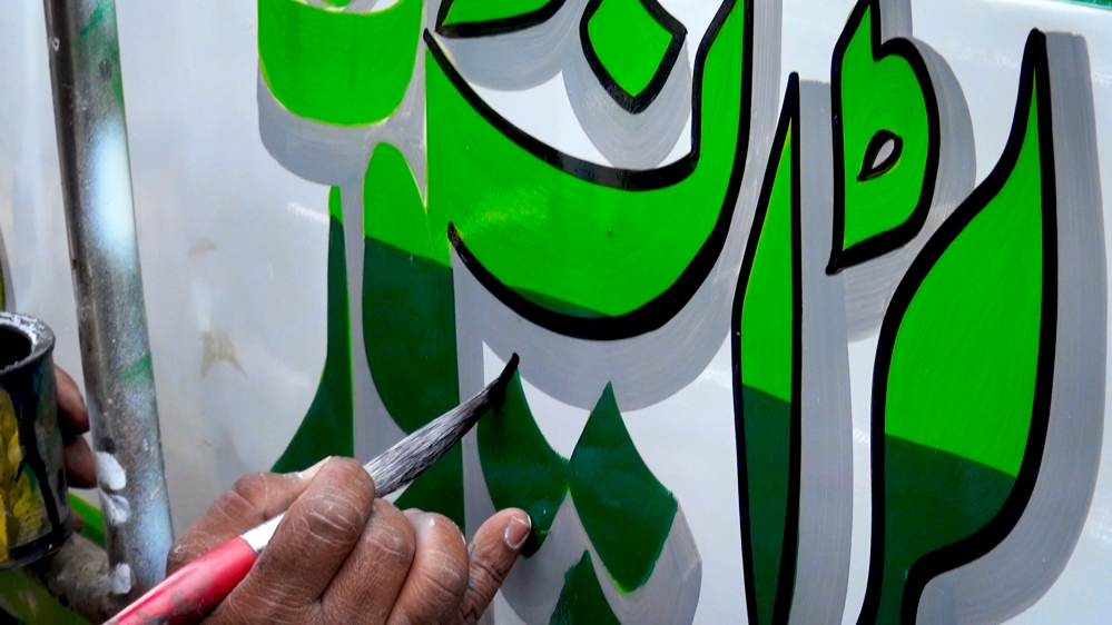 Pakistani bus and truck art is world-famous [Hassan Ghani/Al Jazeera]