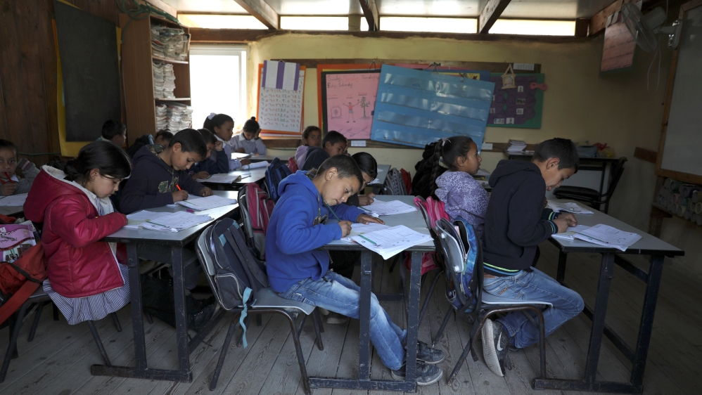 The school, built in 2009, accommodates 170 students from five Bedouin communities in the region [File: Reuters]
