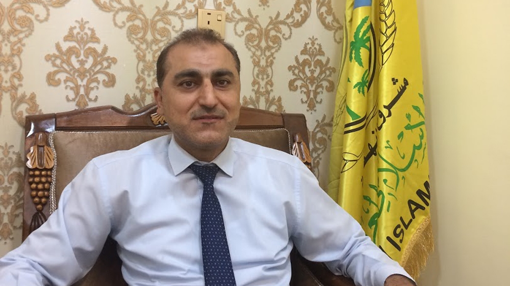 Miqdad Faidhullah, a Kurdish member of the Iraqi Islamic Party, thinks the referendum should be postponed to avoid a potential military conflict [Sofia Barbarani/Al Jazeera]